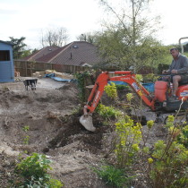 The digger is in - let's get digging!